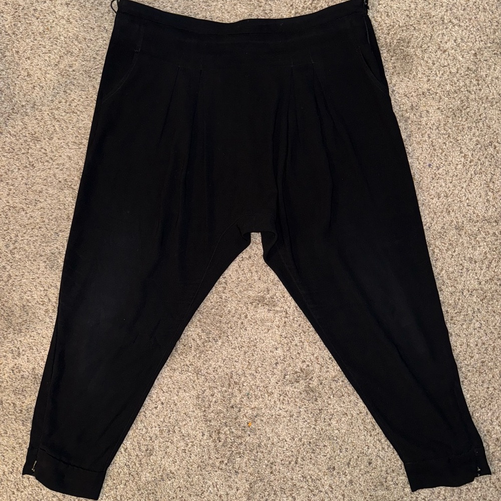 Banana blue made in Australia harem trouser pants in‎ black
